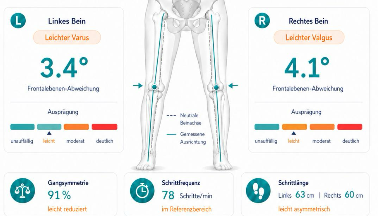 Valgus-Varus-Vergleich