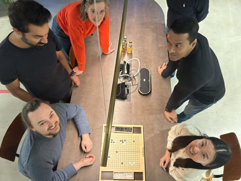 LINDERA Team bei AlphaGo Session