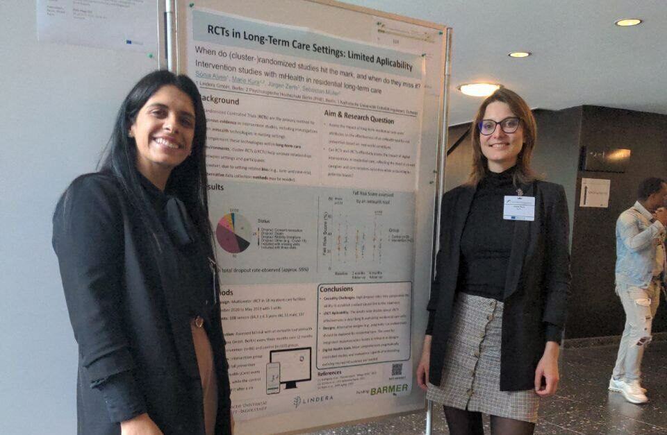Dr. Sónia Alves und Marie Kura - Clinical R&D Team